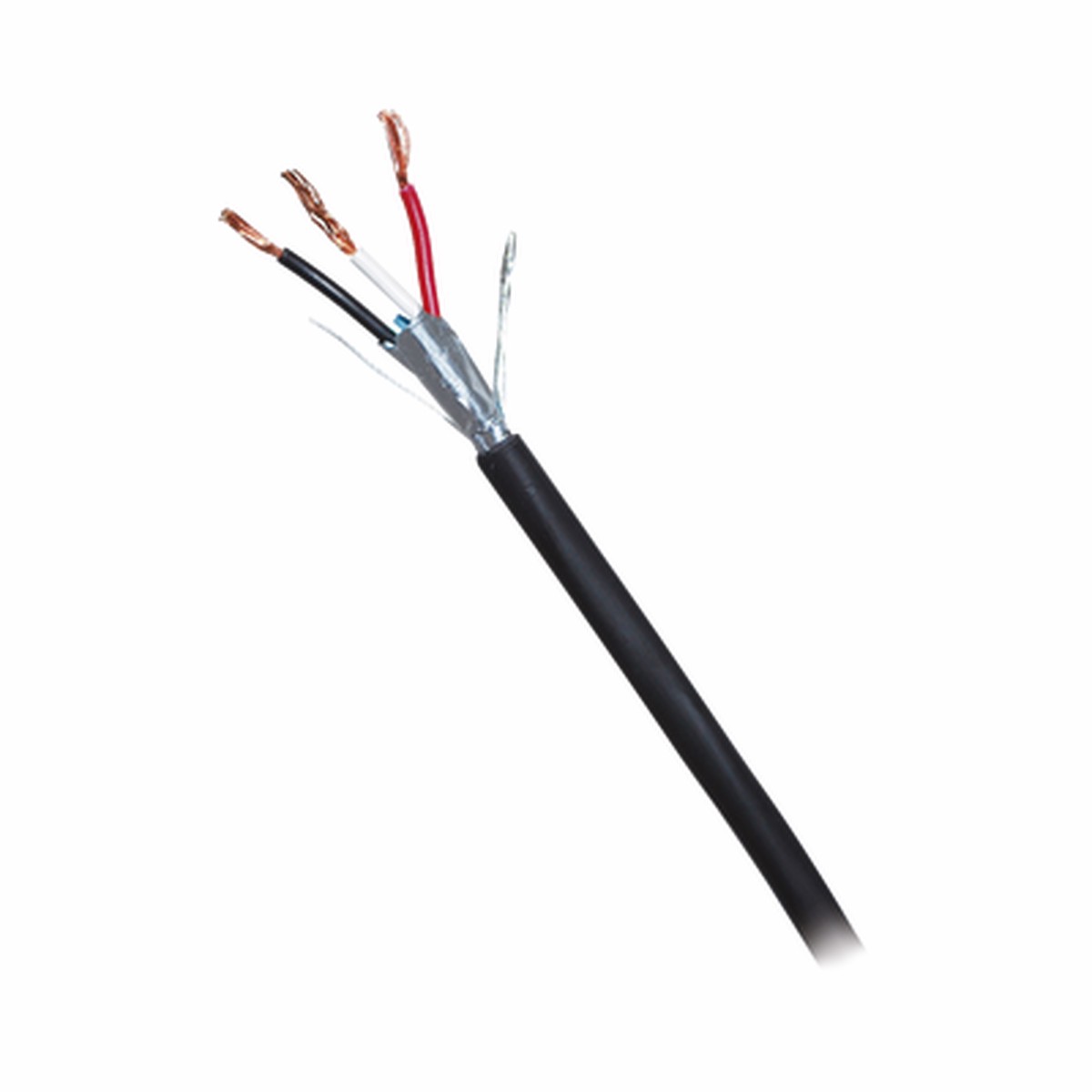 Caja de 305 Metros (1000 Pies) de Cable Blindado de 3 x 18 AWG Blindado Negro