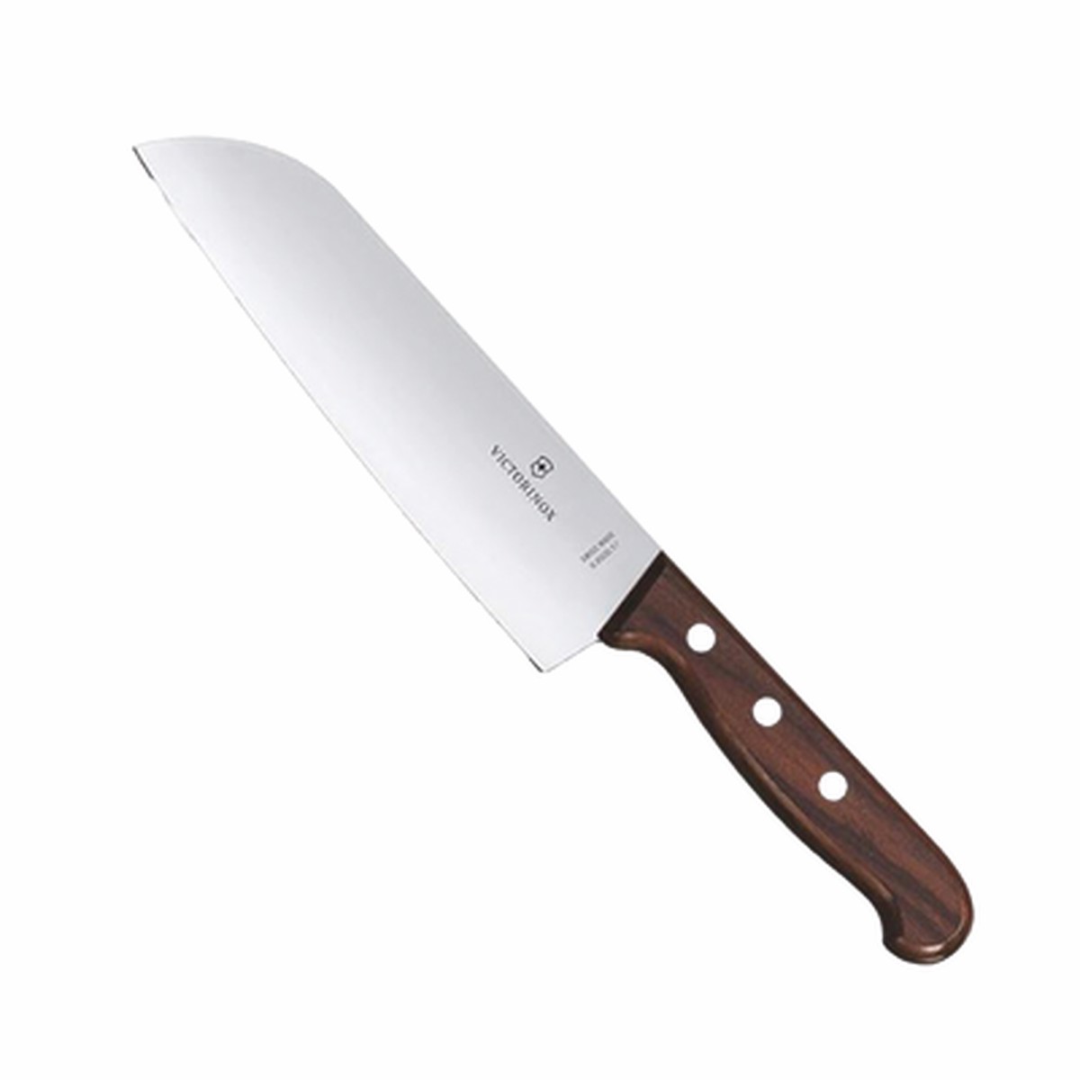 Cuchillo Santoku Wood de 17 cm, Filo con Corte Recto, Estilo Japons