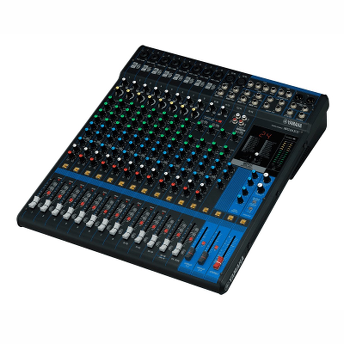 Mezcladora de Audio | 16 Canales | 10 Entradas de Micrfono | Entradas de Lnea | Efectos | Interfaz USB