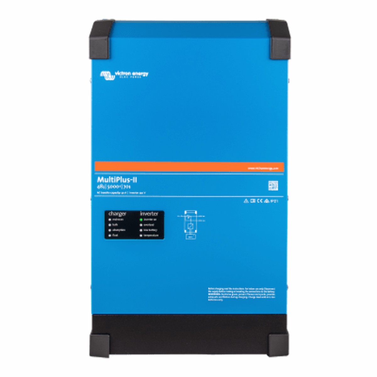 MultiPlus-II 48/5000/70-95 / Inversor Cargador de Onda Pura / Sello UL / Entrada 48 Vcc / Salida 4000 W 120 Vca 60 Hz