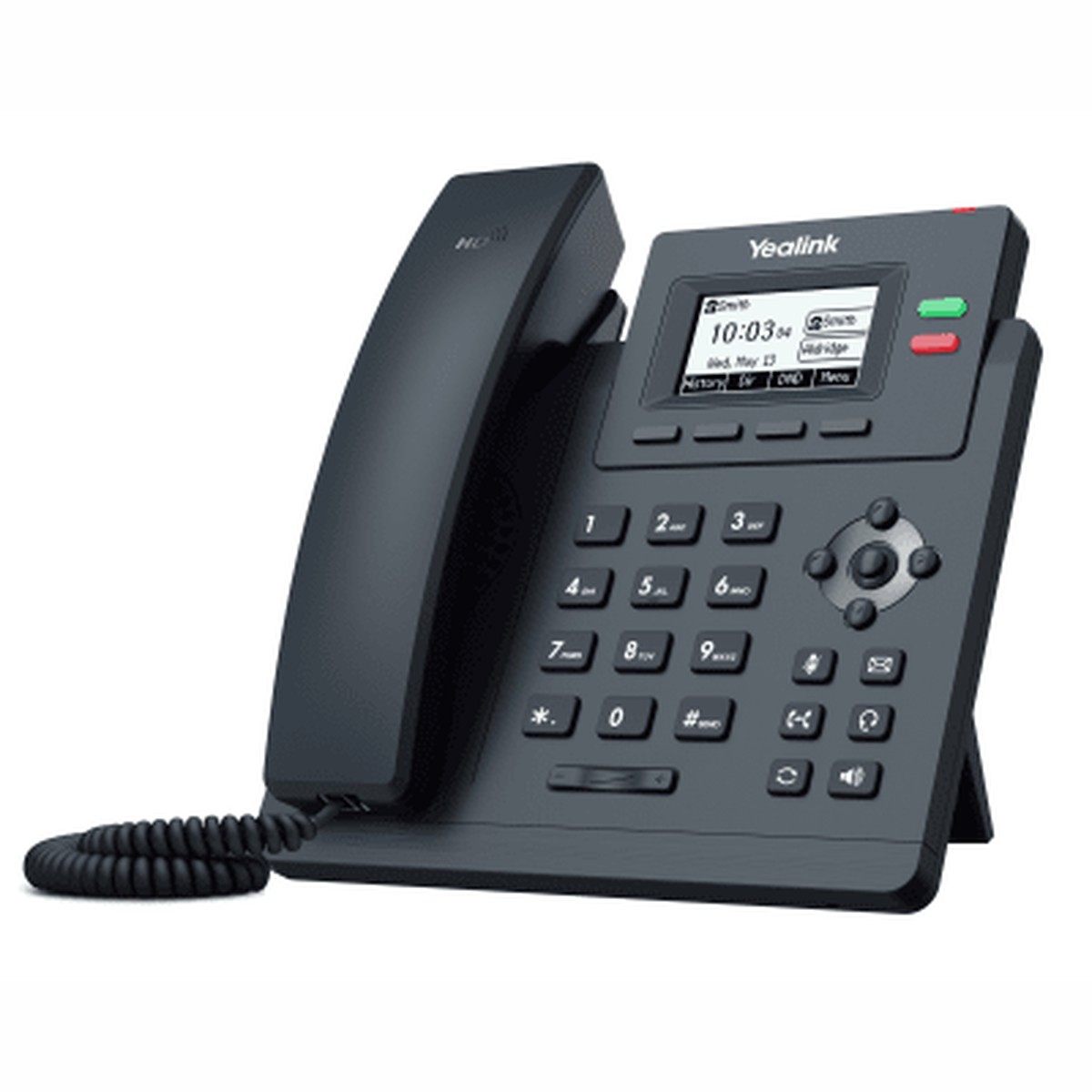 Telfono IP Empresarial Yealink SIP T31P con 2 Lneas SIP y Conferencia de hasta 5 Participantes
