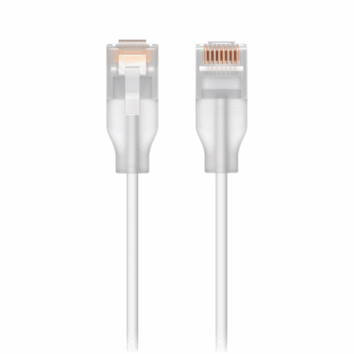 Patchcord UniFi Etherlighting? de 2 Metros (6.56 Pies), hasta 10G / Soporta hasta PoE+++ / Conector RJ45 Transparente para Mejores Efectos de Luz con Switches USW PRO MAX