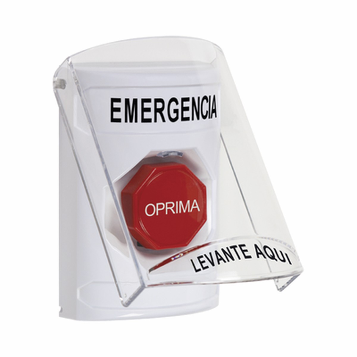 Botn Multipropsito, Emergencia, Reset Con Llave, Espaol, Tapa De Policarbonato, 2 Relevadores forma C, Interior