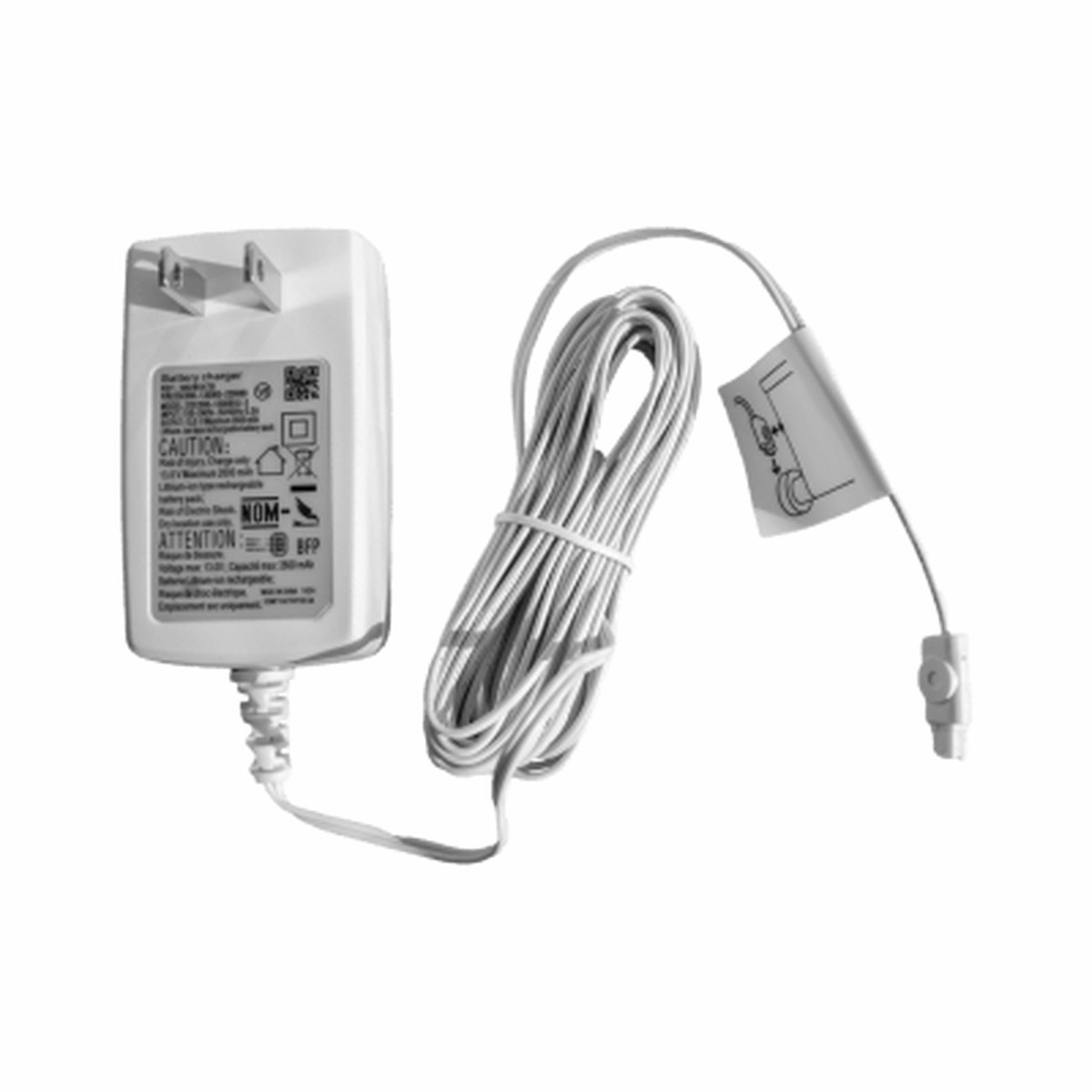 Cargador para motores inalmbricos SOMFY Altus28 y Sonesse30, validar conector del motor.