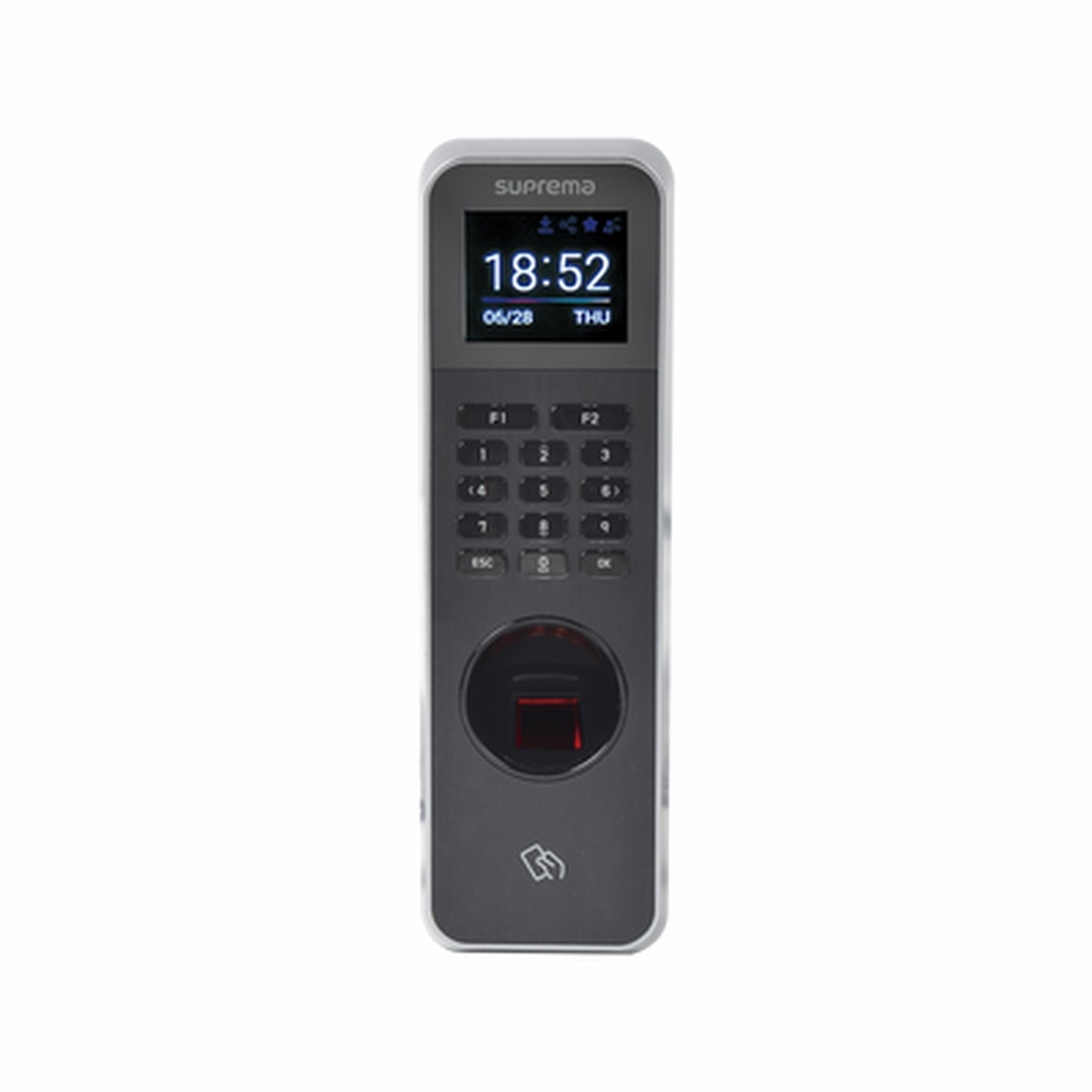 Lector de Huella IP67 Con Teclado y Lector de Tarjetas RFID(125kHz EM & 13.56MHz MIFARE, MIFAREPlus, DESFire/EV1), y BLUETOOTH, Uso para Control de Acceso y Asistencia