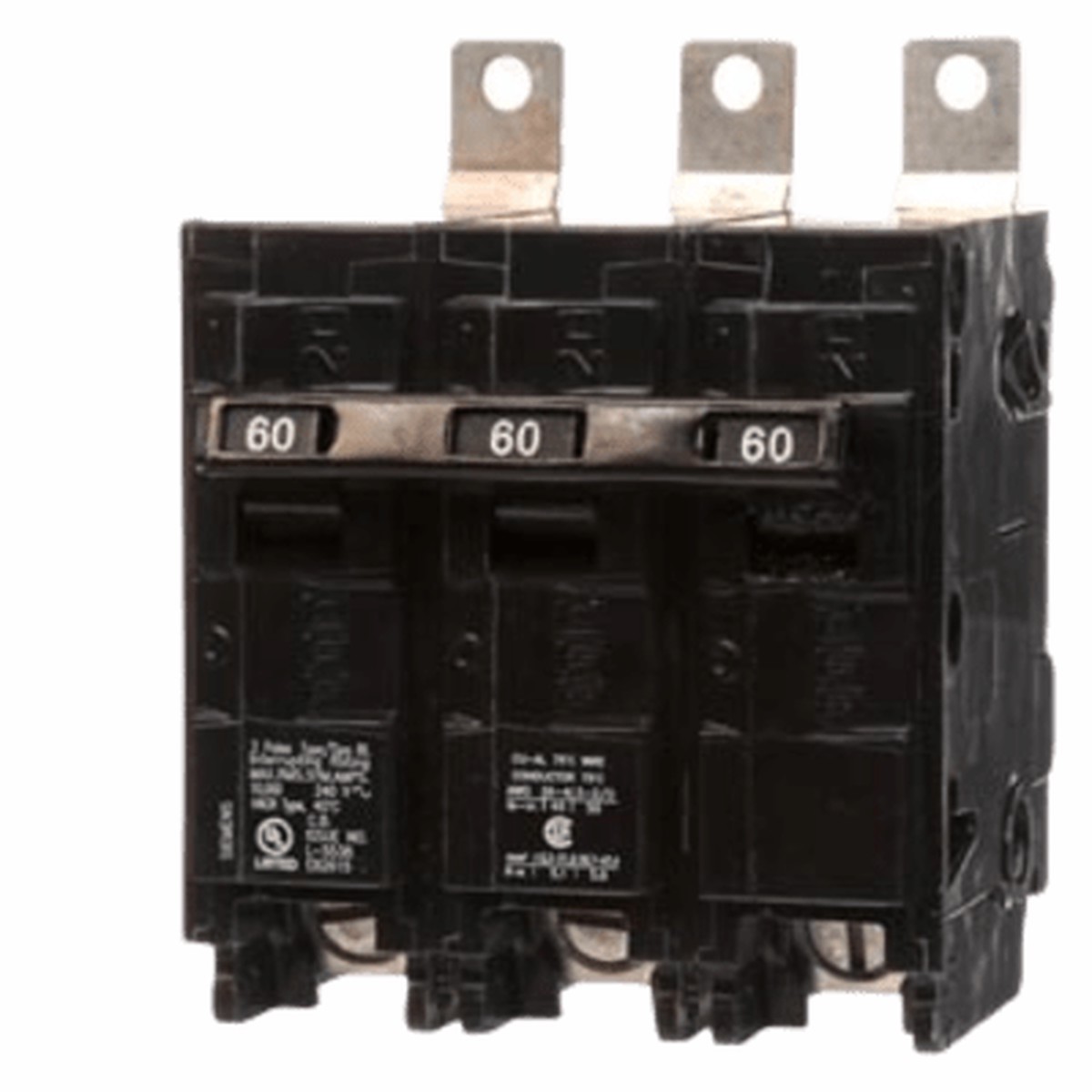 Interruptor Automtico Atornillable Tipo Bl 3 Polos, 60 Amp.