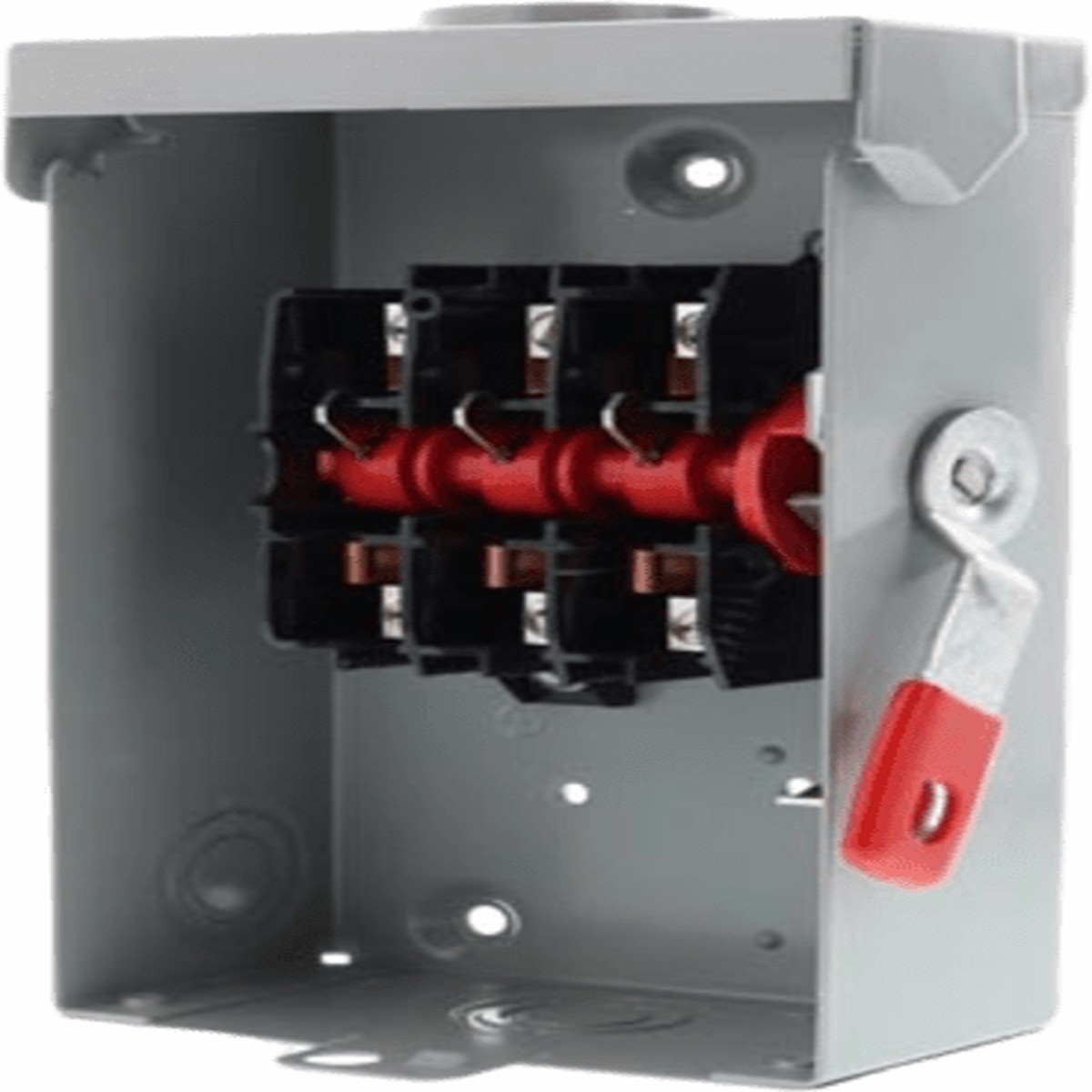 Interruptor de Seguridad GNF322RA, 240Vca, 3 polos, 60 Amp, sin portafusibles, Nema 3R.