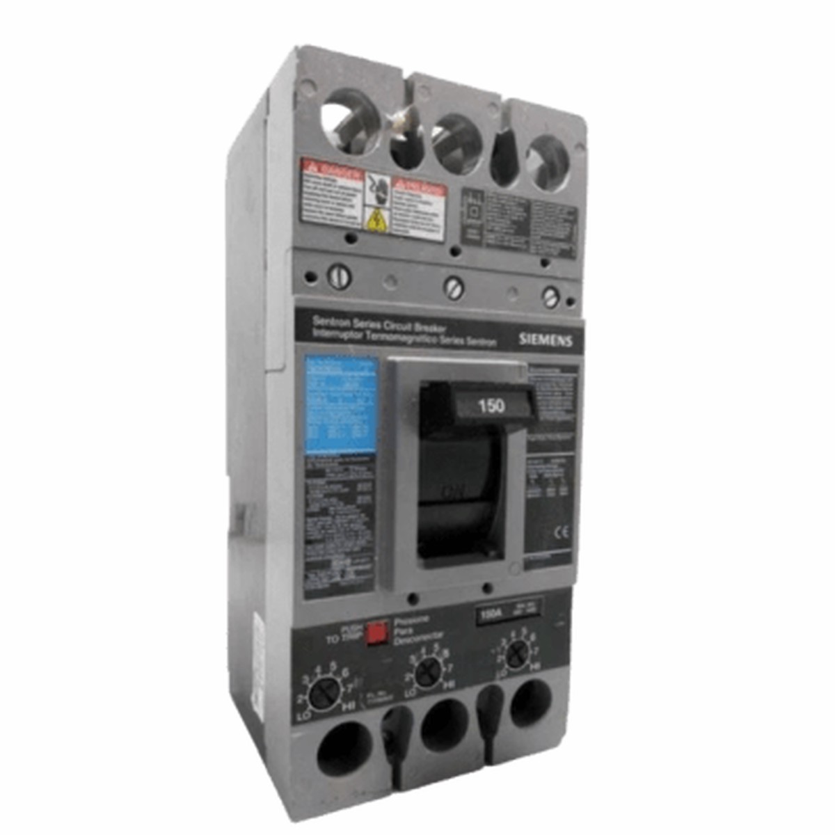 Interruptor Termomagntico 600V 3X175A, Con zapatas principales.