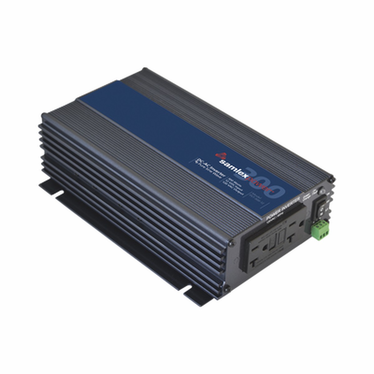 Inversor de corriente onda pura 300W, entrada 12 Vcc, salida 120 Vca 60 Hz