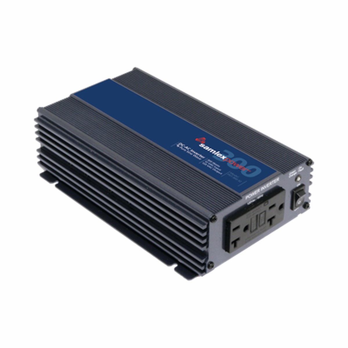 Inversor de Corriente Onda Pura 300W, Entrada 24 Vcc, Salida 120 Vca