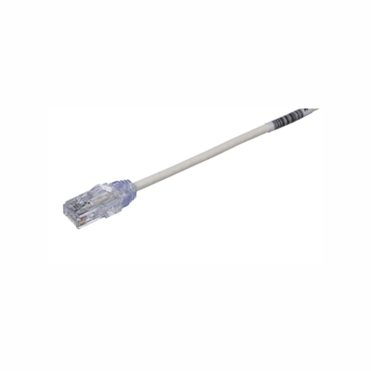 Cable de Parcheo TX6, UTP Cat6, Dimetro Reducido (28AWG), Color Blanco Mate, 3.35 Metros (11 Pies)