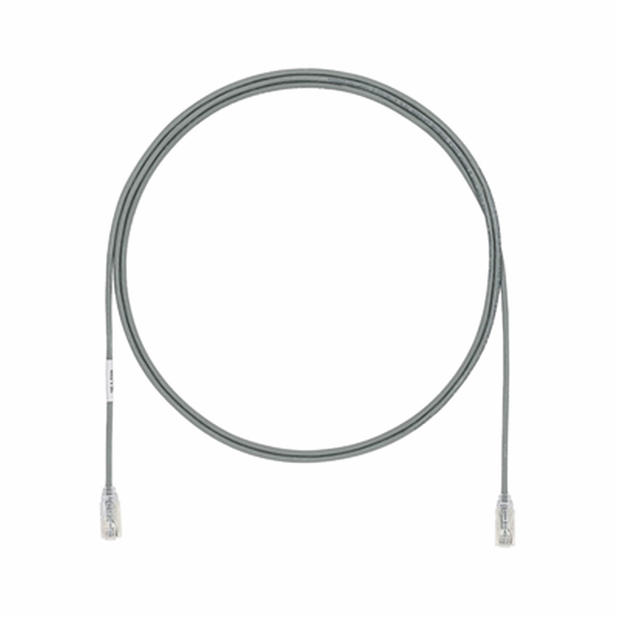 Cable de Parcheo TX6, UTP Cat6, Dimetro Reducido (28AWG), Color Gris, 1.5 Metros (4.92 Pies)