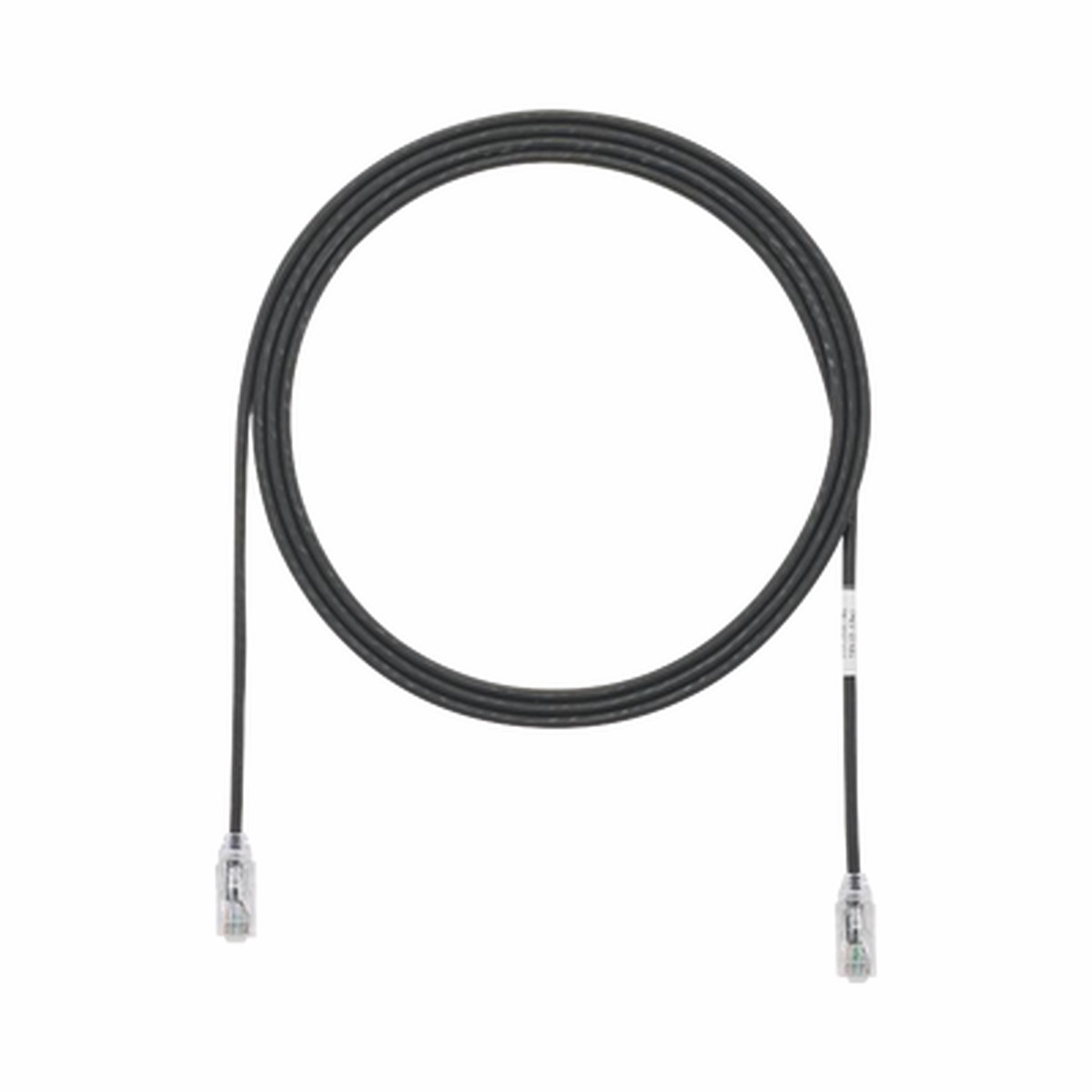 Cable de Parcheo TX6, UTP Cat6, Dimetro Reducido (28AWG), Color Negro, 1.52 Metros (5 Pies)