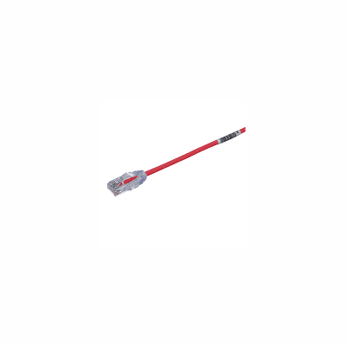 Cable de Parcheo TX6, UTP Cat6, Dimetro Reducido (28AWG), Color Rojo, 0.5 Metros (1.64 Pies)