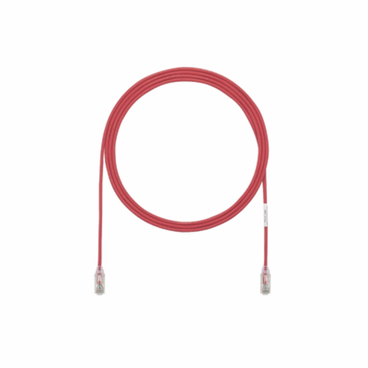 Cable de Parcheo TX6, UTP Cat6, Dimetro Reducido (28AWG), Color Rojo, 3.05 Metros (10 Pies)