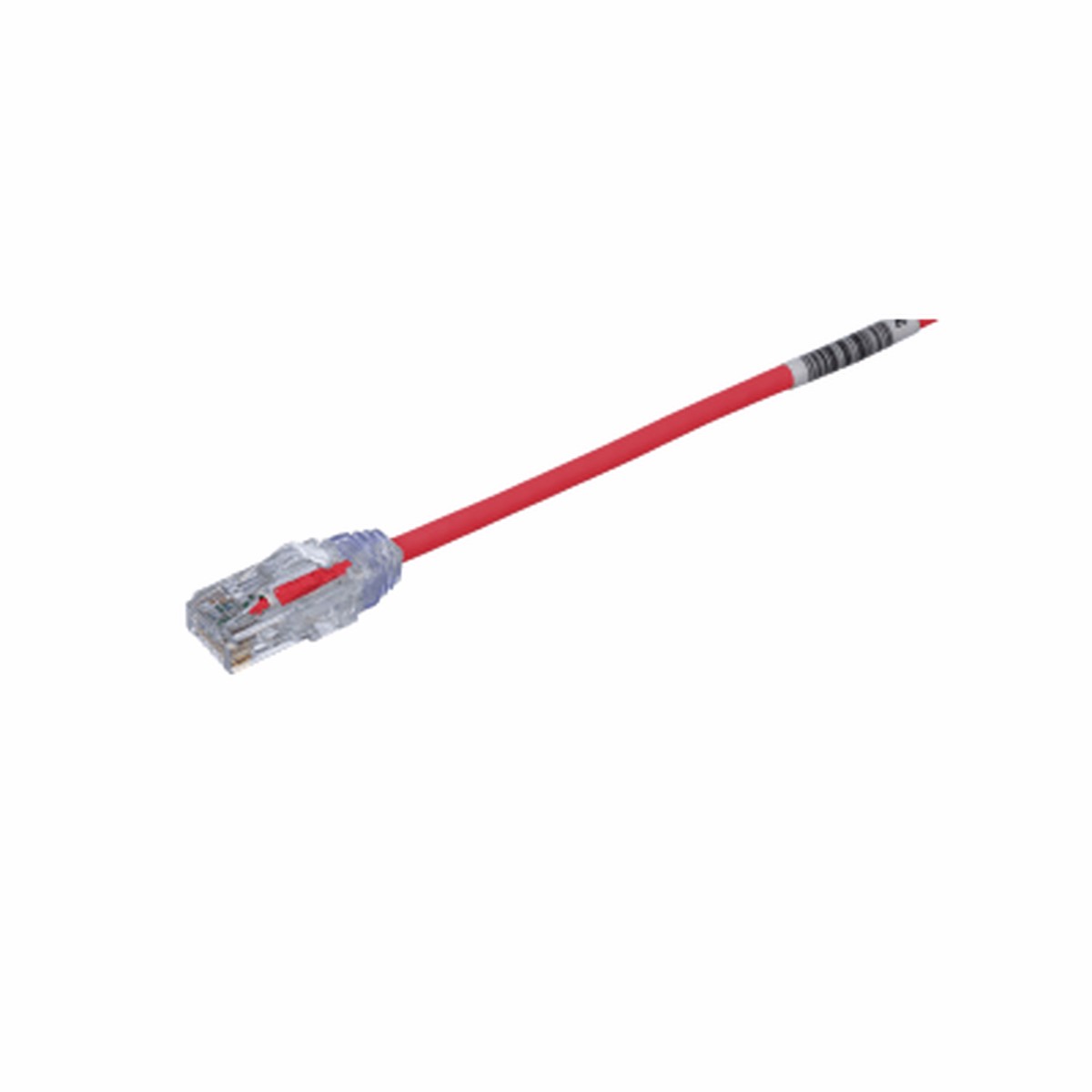 Cable de Parcheo TX6, UTP Cat6, Dimetro Reducido (28AWG), Color Rojo, 7.62 Metros (25 Pies)