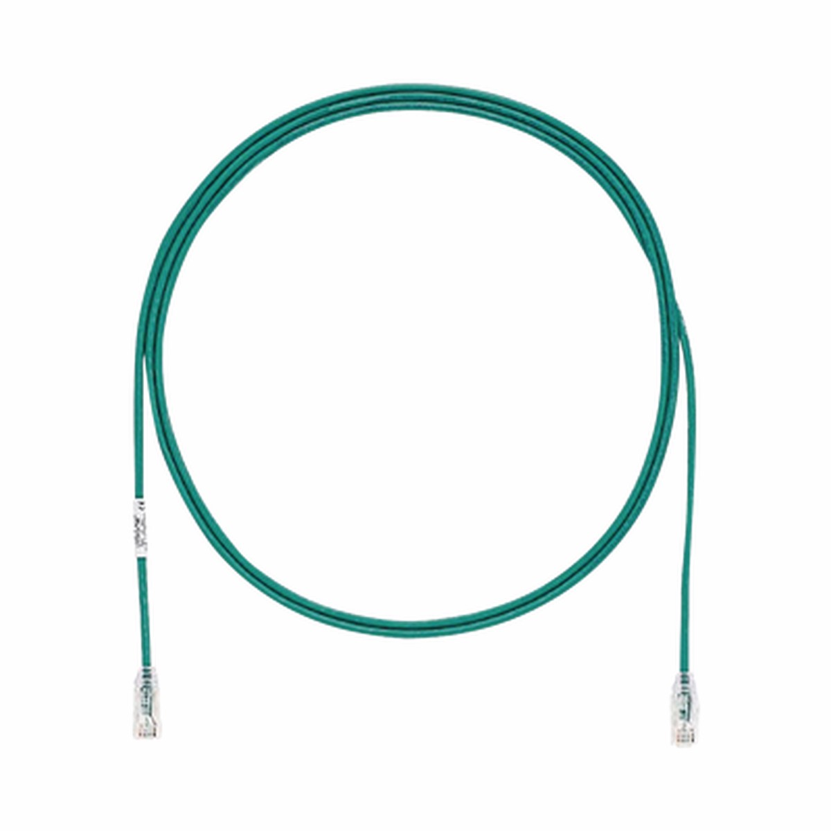 Cable de Parcheo TX6, UTP Cat6, Dimetro Reducido (28AWG), Color Verde, 1.52 Metros (5 Pies)