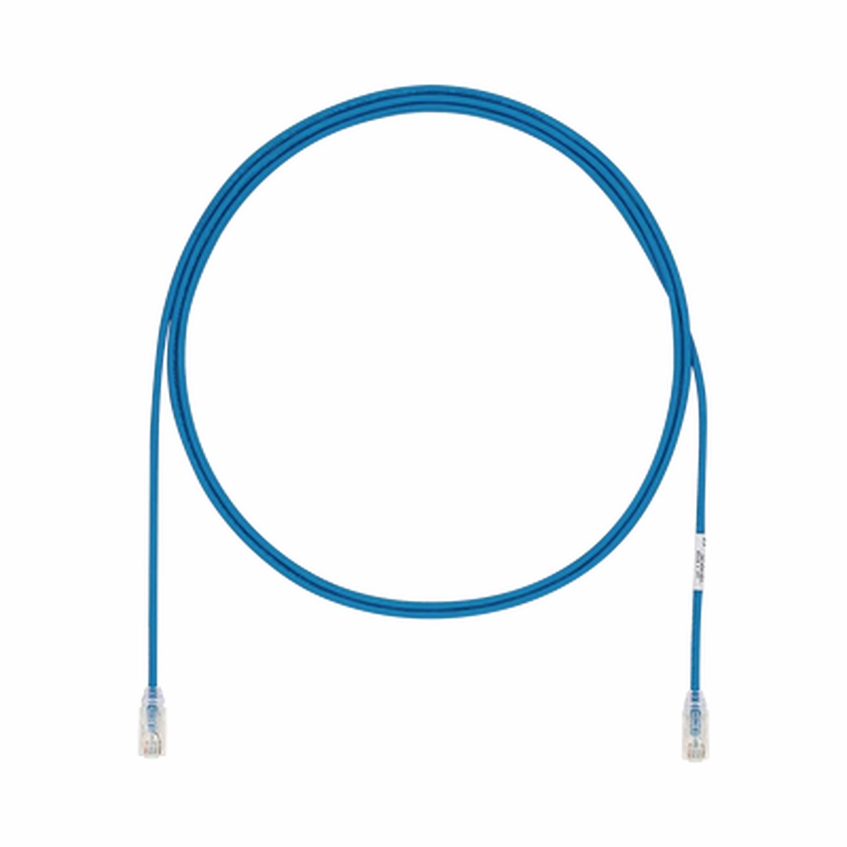 Cable de Parcheo UTP Cat6A, CM/LSZH, Dimetro Reducido (28AWG), Color Azul, 15.24 Metros (50 Pies)