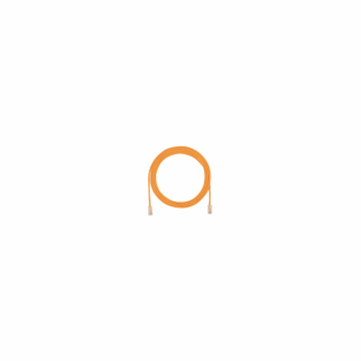 Cable de Parcheo UTP Cat6A, CM/LSZH, Dimetro Reducido (28AWG), Color Naranja, 4.57 Metros (15 Pies)