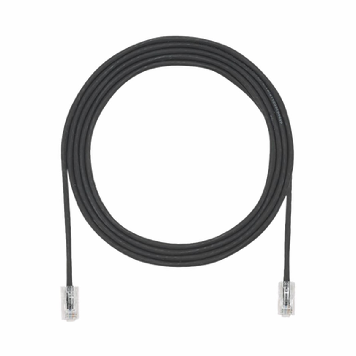 Cable de Parcheo UTP Cat6A, CM/LSZH, Dimetro Reducido (28AWG), Color Negro, 1.52 Metros (5 Pies)