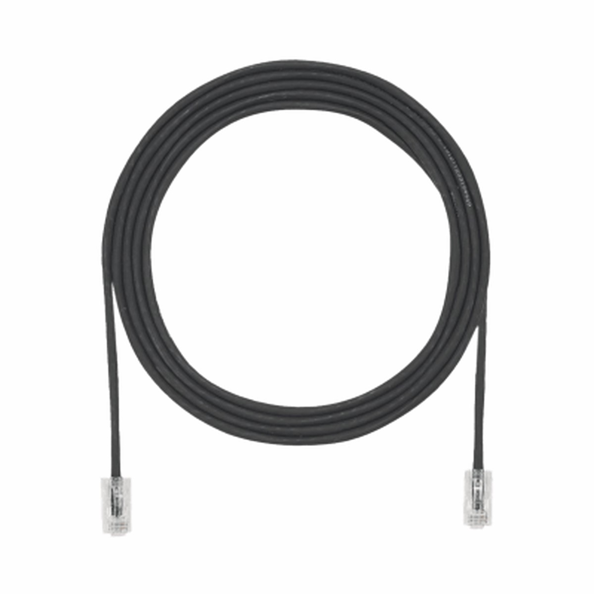 Cable de Parcheo UTP Cat6A, CM/LSZH, Dimetro Reducido (28AWG), Color Negro, 6 ft.