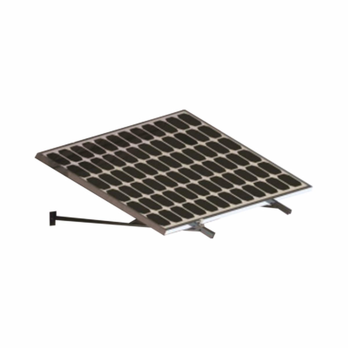 Montaje Para Mdulos Solares En Muro Con Espesor De 30-35 mm, Riel 1300mm