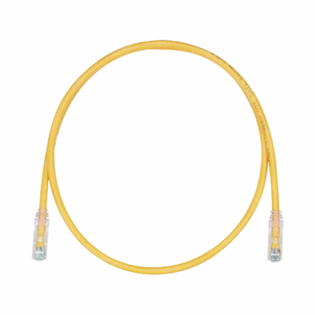 Cable de Parcheo TX6, UTP Cat6, 24 AWG, CM, Color Amarillo, 1.52 Metros (5 Pies)