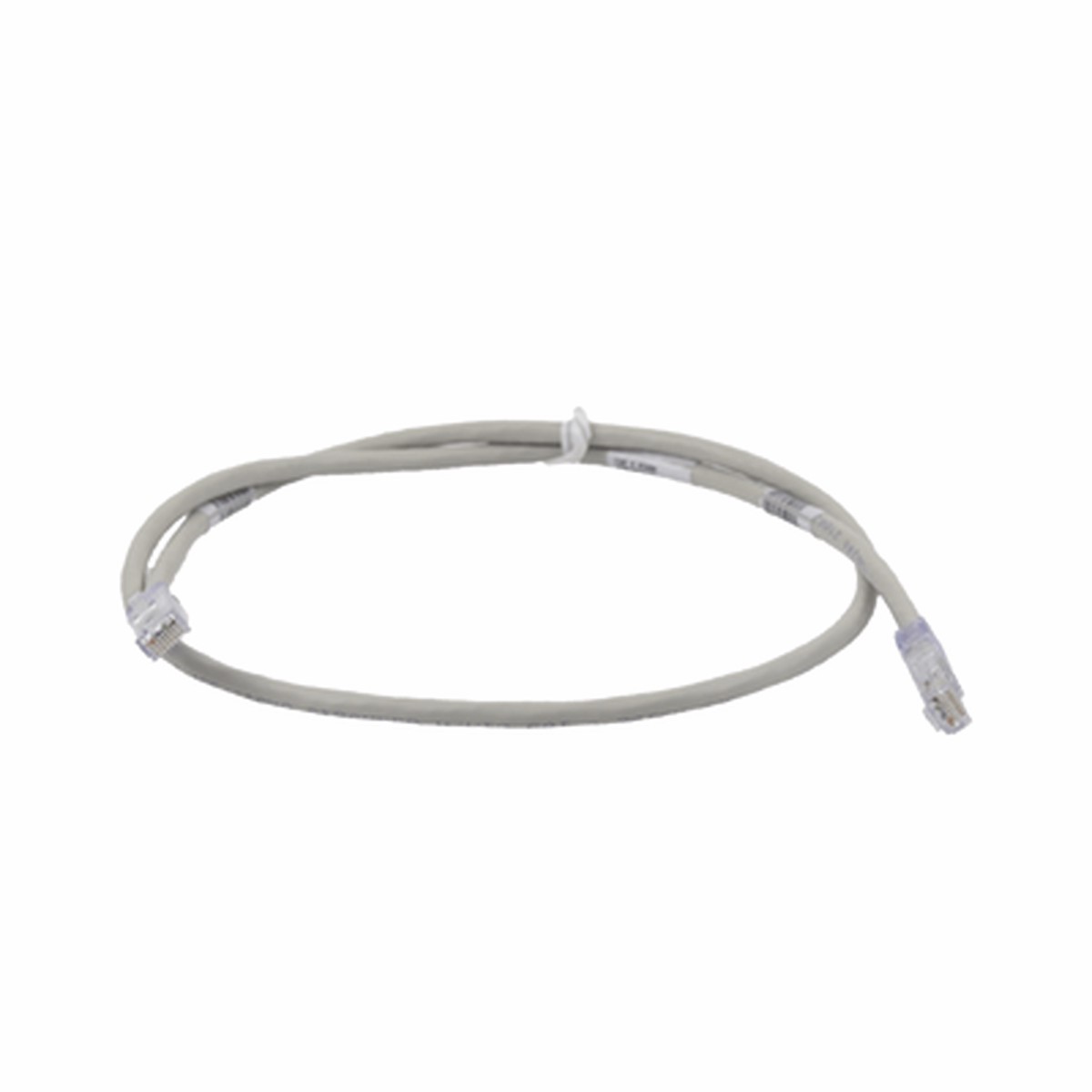 Cable de Parcheo TX6, UTP Cat6, 24 AWG, CM, Color Gris, 0.30 Metros (1 Pie)