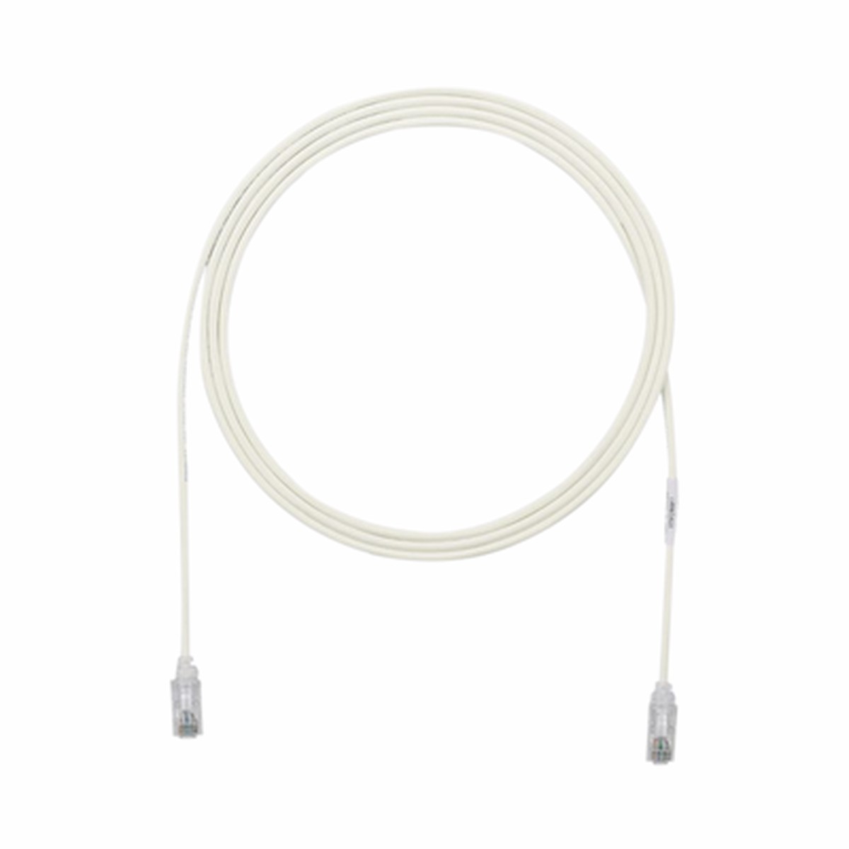Cable de Parcheo TX6, UTP Cat6, Dimetro Reducido (28AWG), Color Gris, 2.13 Metros (7 Pies)