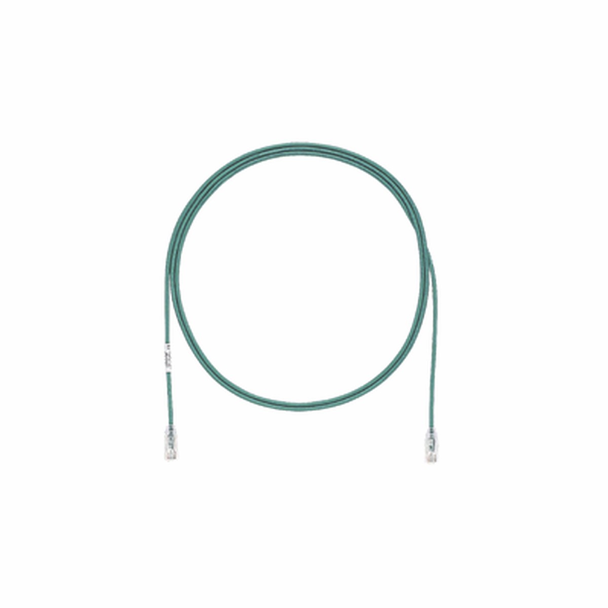 Cable de Parcheo TX6, UTP Cat6, Dimetro Reducido (28AWG), Color Verde, 0.91 Metros (3 Pies)