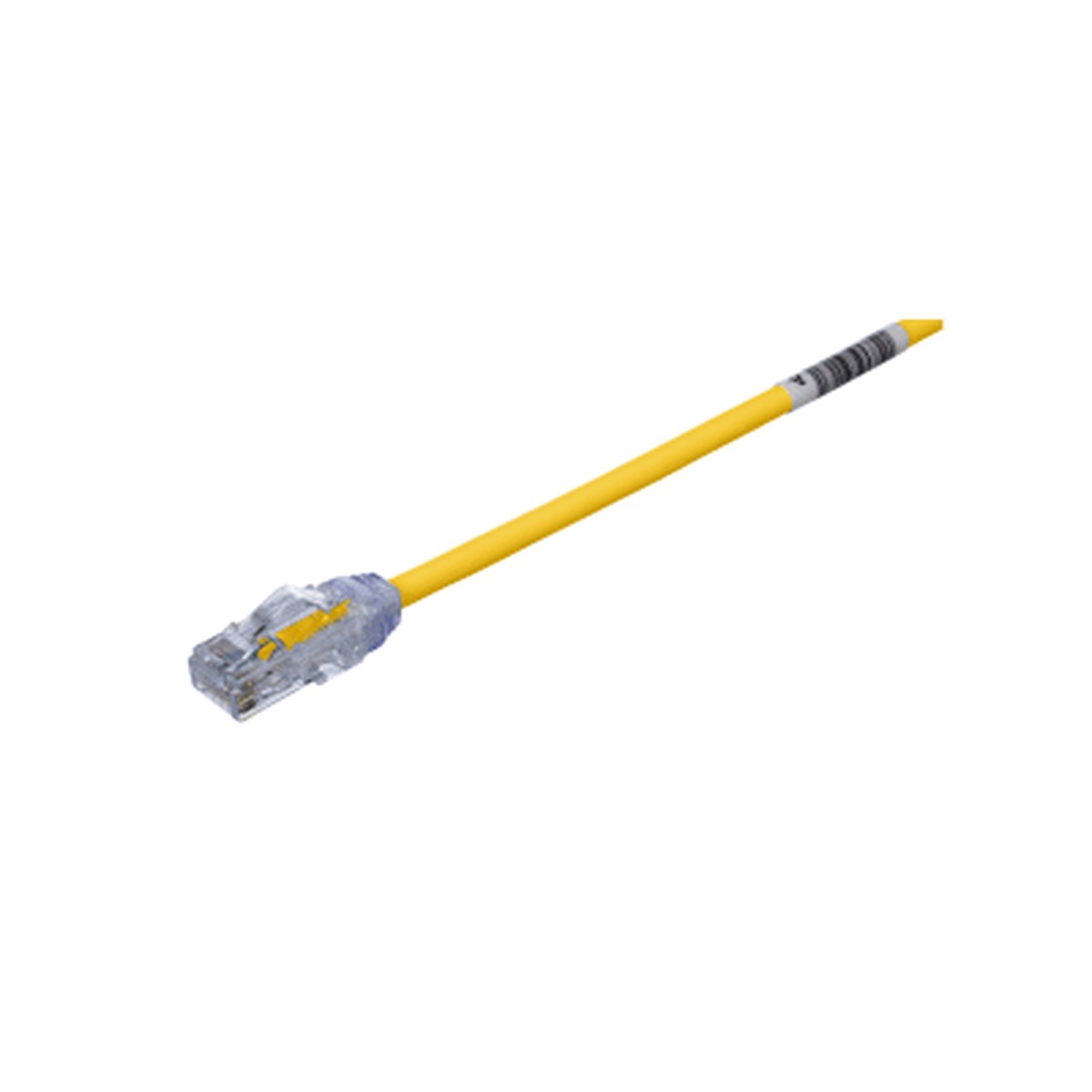 Cable de Parcheo UTP Cat6A, CM/LSZH, Dimetro Reducido (28AWG), Color Amarillo, 4.57 Metros (15 Pies)