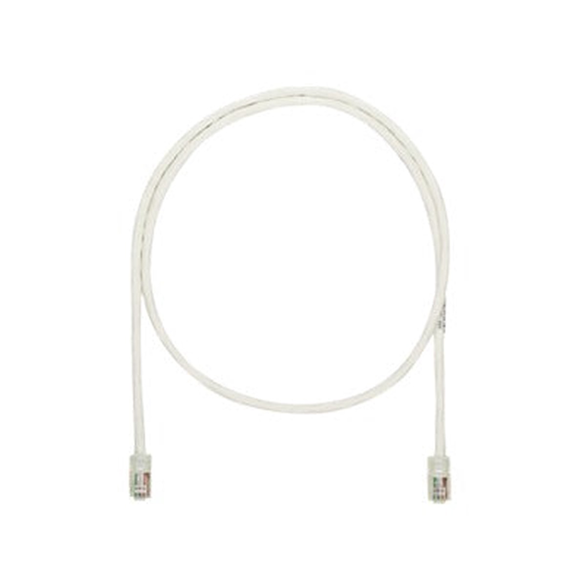 Cable de Parcheo UTP Categora 5e, con Plug Modular en Cada Extremo - 1 Metro (3.28 Pies) - Blanco Mate