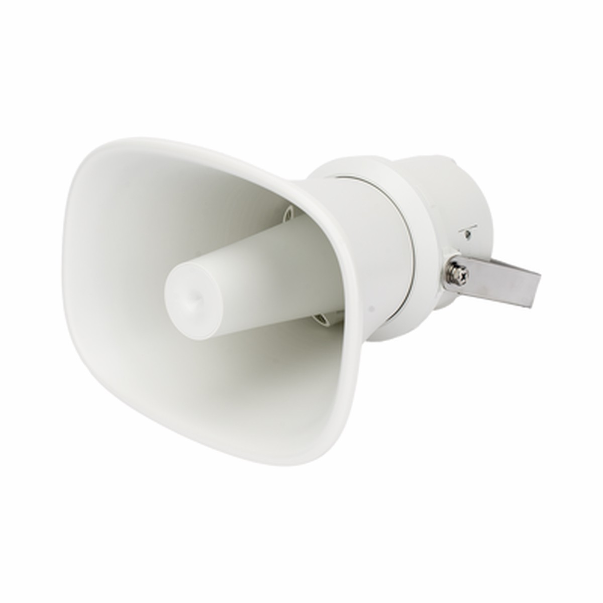 Bocina (Altavoz IP ) | Tipo Trompeta | 25 Watts | 24VCD | Exterior IP67 | Metal | Entrada de alarma | Voceo en tiempo real | Calendarizacin de audios | Sntesis de Voz (TTS)