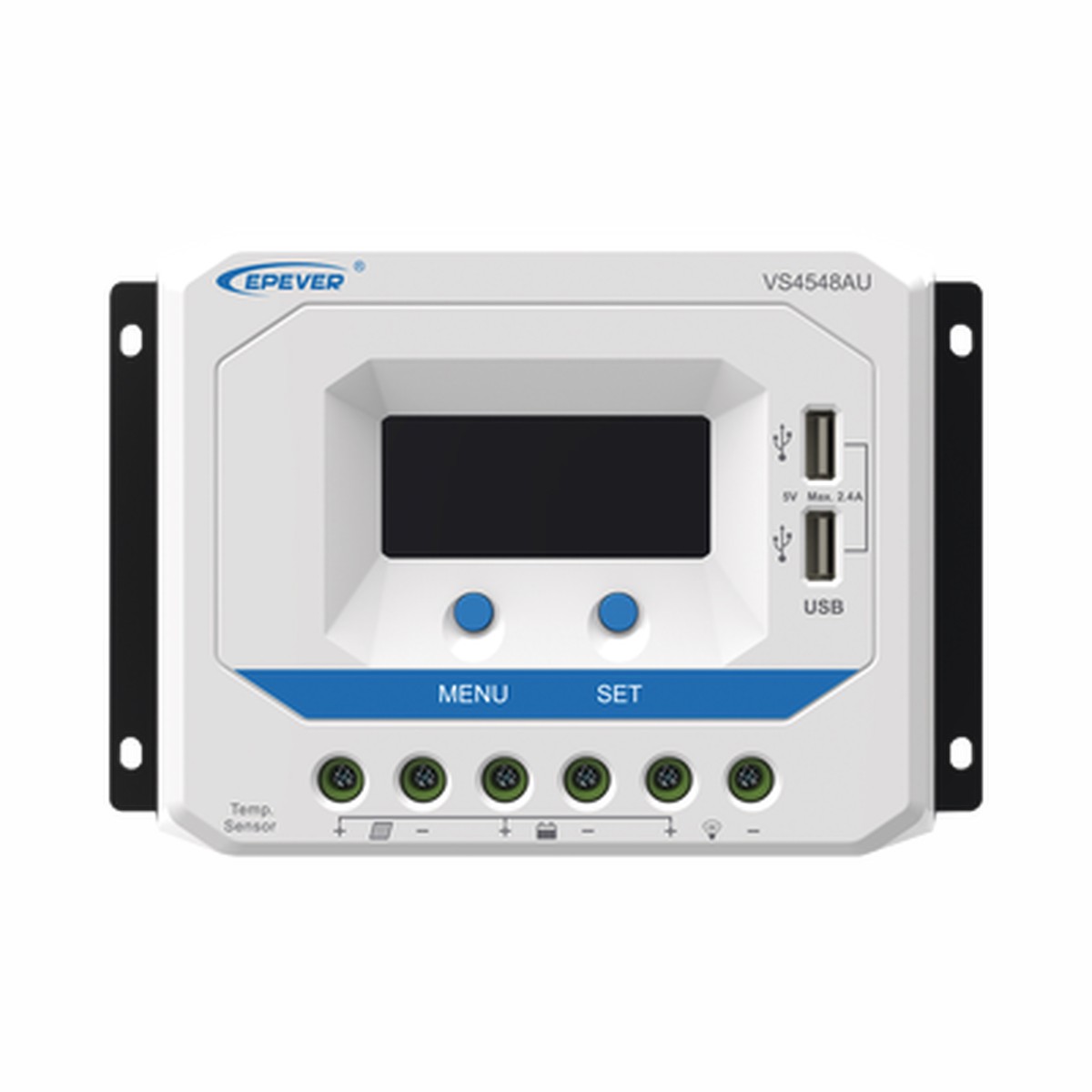 Controlador Solar de Carga PWM 12/24/36/48 V 45 A, Salida USB, con Display
