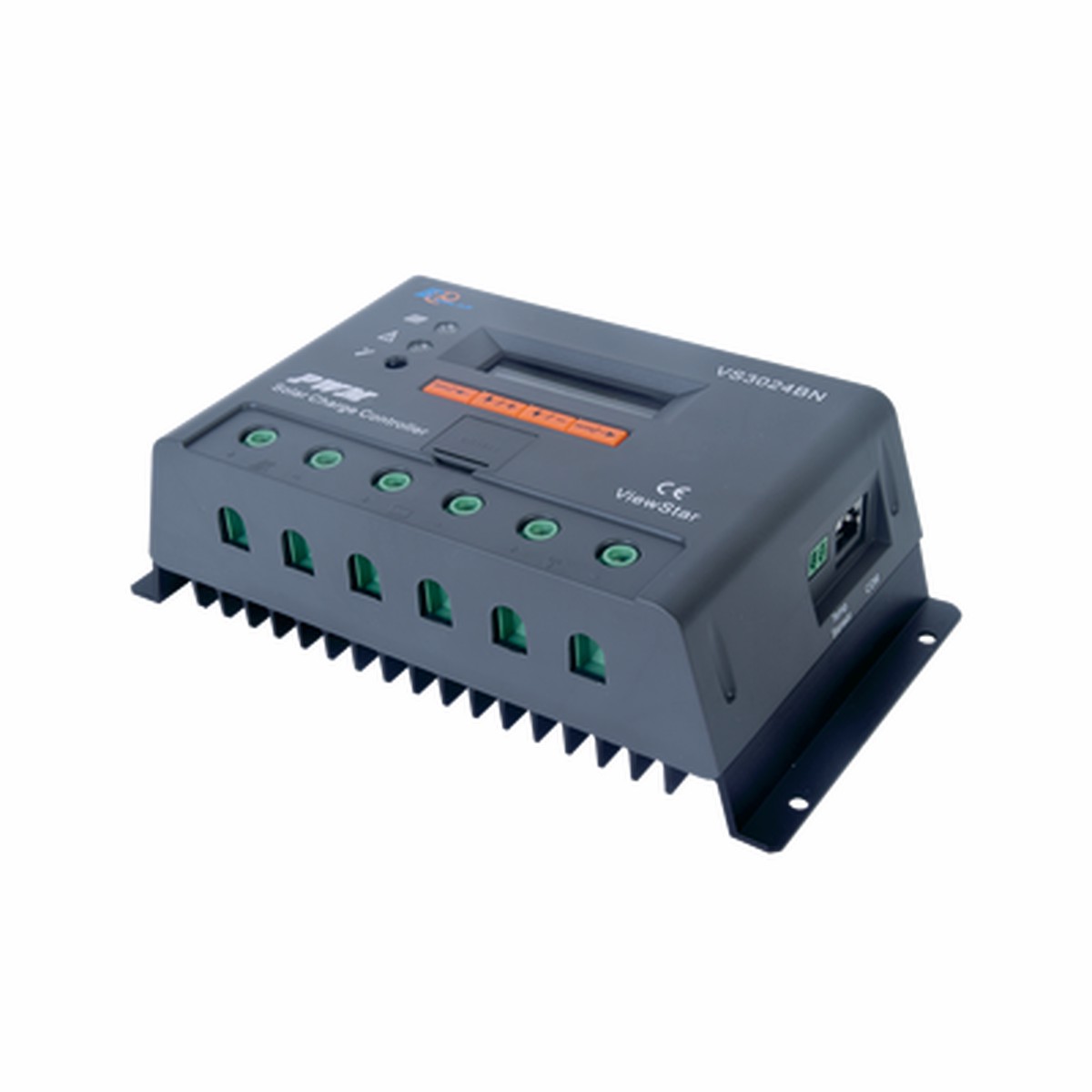 Controlador Solar de Carga y Descarga PWM 12/24V 30A con Display, Parmetros Configurables