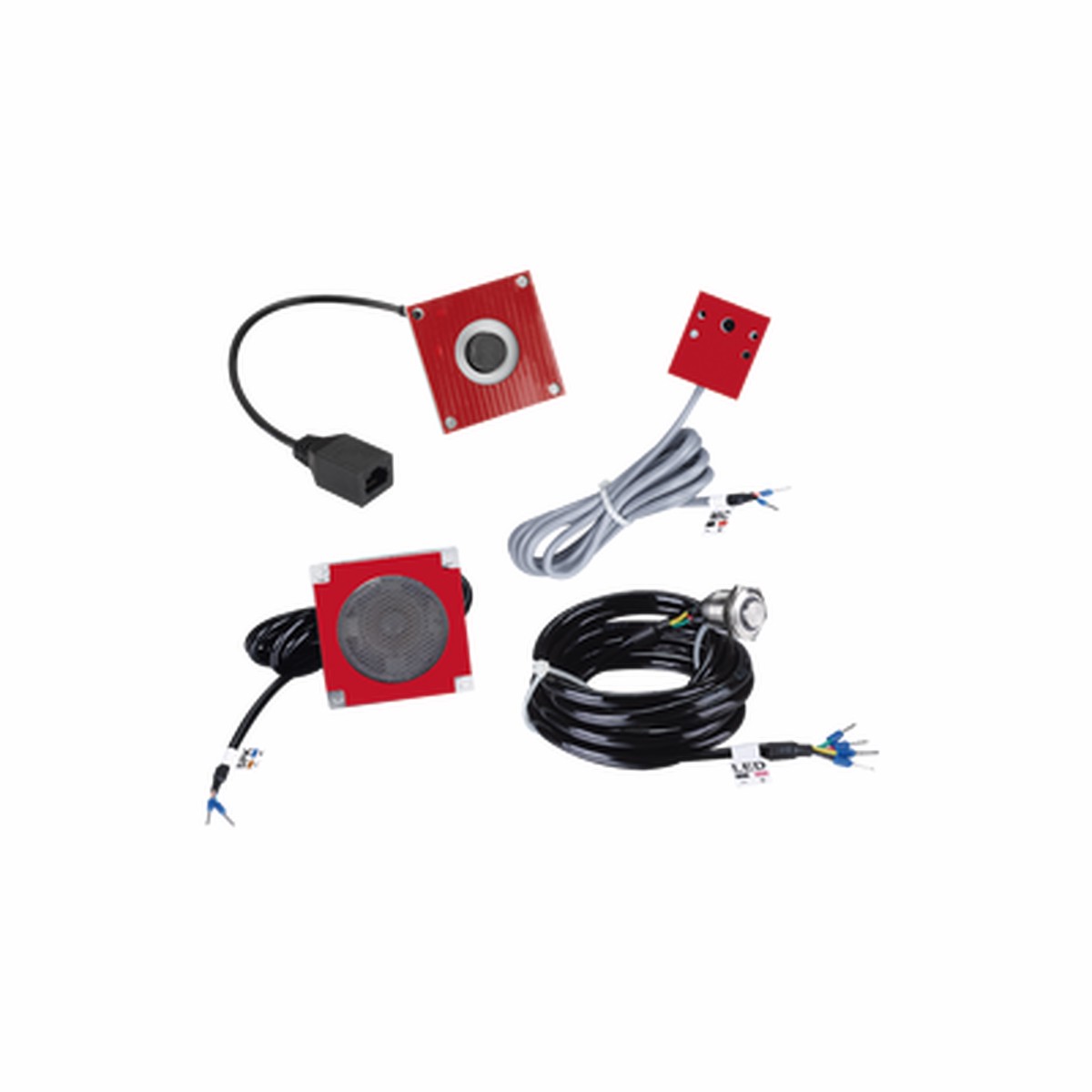 KIT de Accesorios para el modelo PA2F, incluye cmara, micrfono, parlante y botn, mltiples aplicaciones