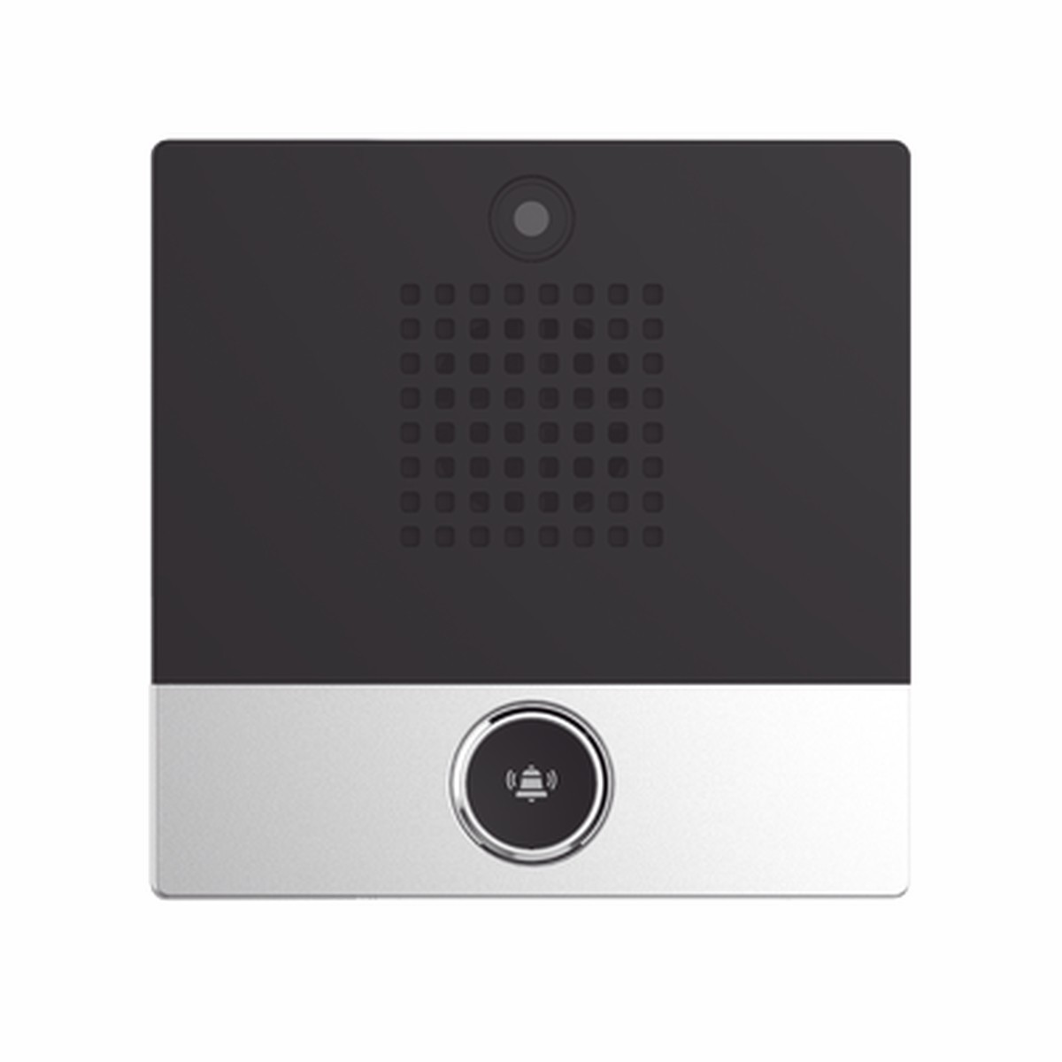 Mini Video Intercomunicador para Hotelera y Hospitales, con Diseo Elegante, PoE, Cmara 1MPX, 1 Botn, 1 Relevador Integrado de Salida y Entrada.