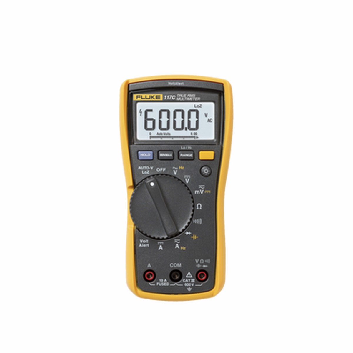 Multmetro Digital para Electricista, con Detector de Voltaje sin Contacto, Uso con Voltaje Mximo de 600 V, Pantalla LED Retroiluminada