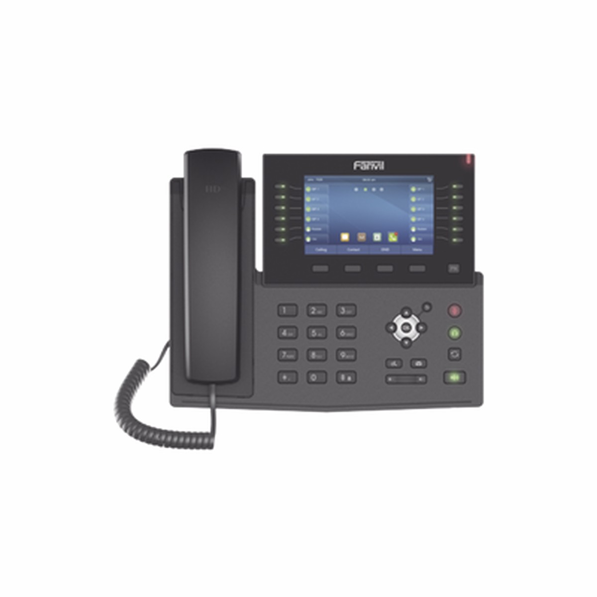 Telfono IP empresarial para 20 lineas SIP, Bluetooth integrado para diademas, PoE y hasta 60 botones DSS con doble puerto Gigabit, soporta recepcin de video