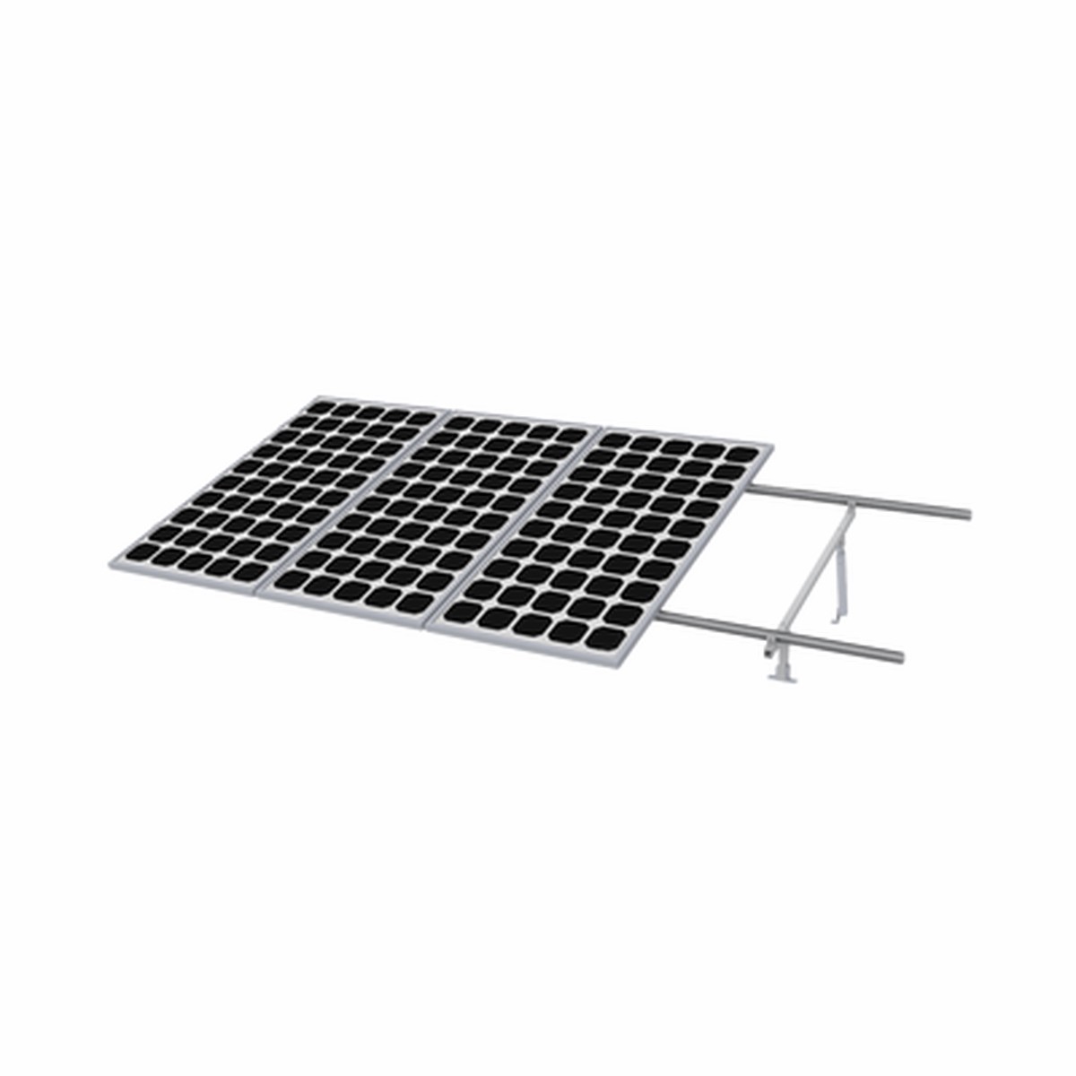 Montaje para Panel Solar, Riel "5" de 5400mm para Mdulos con Espesor de 35mm, Velocidad de Viento Mx. 190km/h