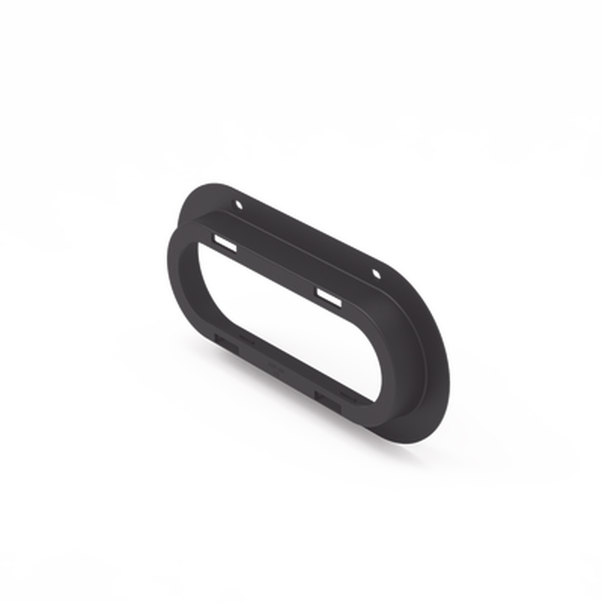Brida de policarbonato, Color Negro, Accesorio para plafn Serie ED3060