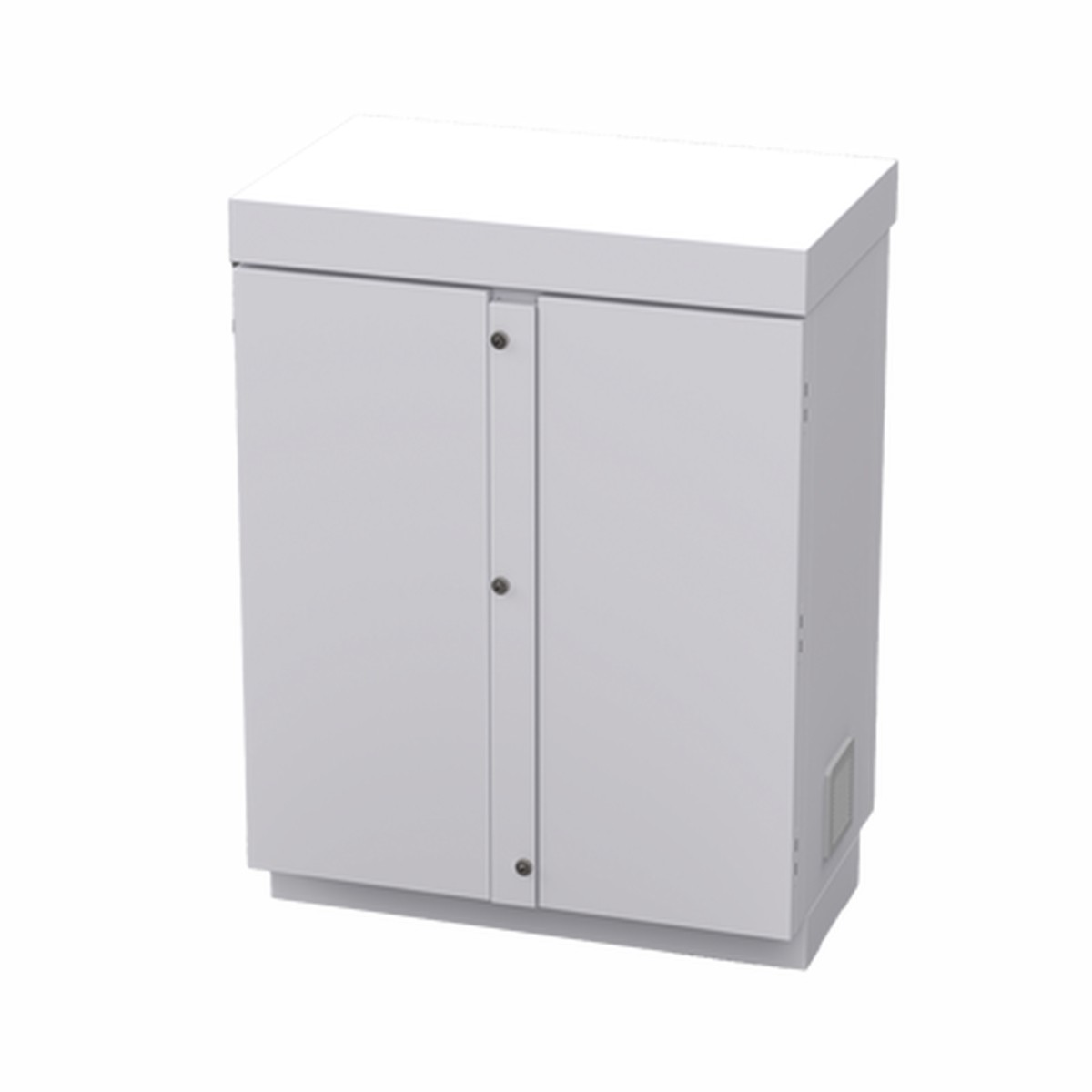 Gabinete de Lmina Galvanizada para Bateras (Hasta 12 Bateras PL110D12) y Equipo de Comunicacin.