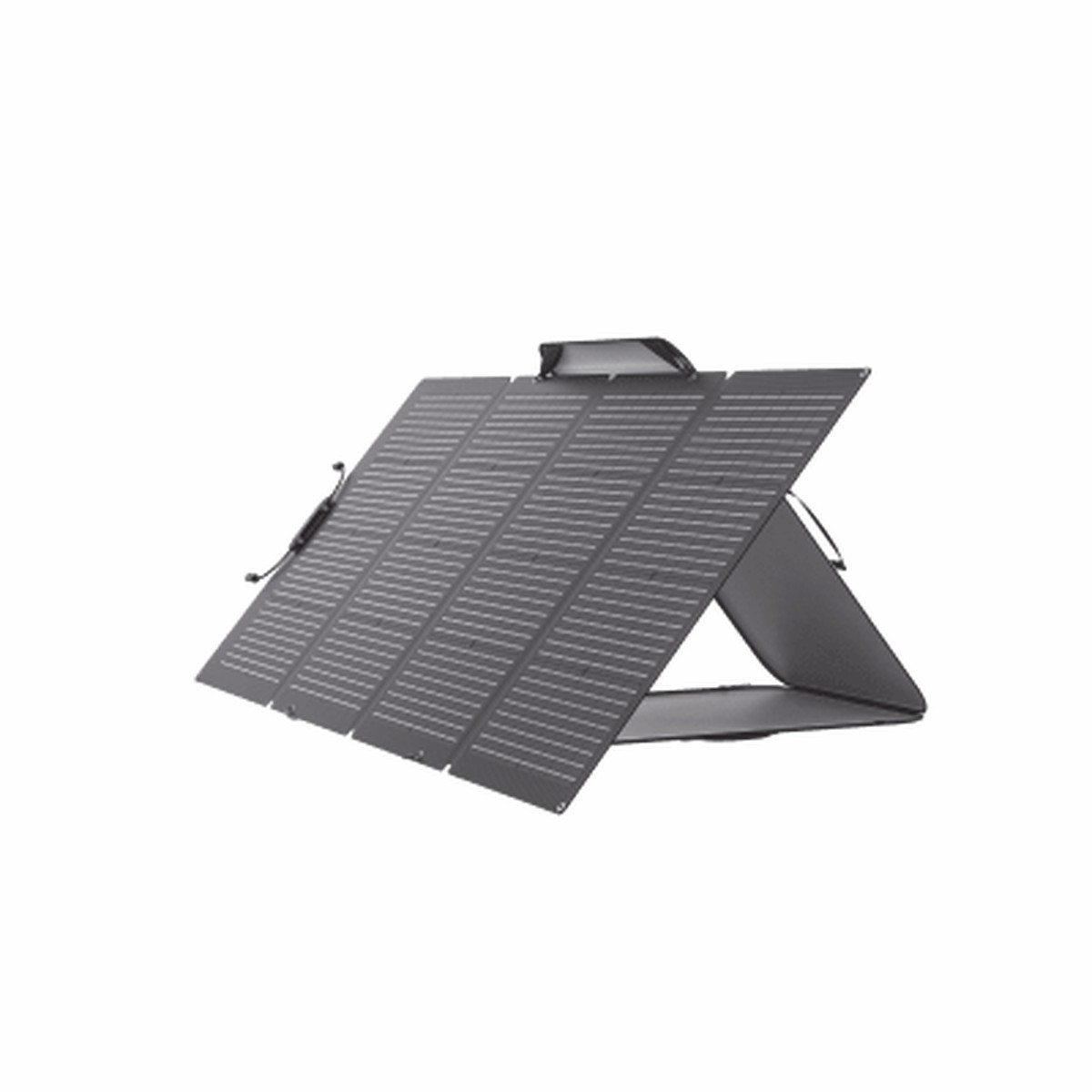 Mdulo Solar Bifacial, Porttil y Flexible de 220W Recomendado para Estaciones Porttiles EFD330, EFD350  EFD500 / Ajuste de ngulo / Carga Eficiente / Incluye Cable XT60 a MC4