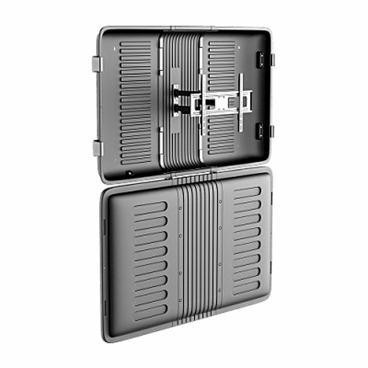 Enclosure para Pantalla hasta 75" | Resistente a Intemperie Montura Pared | Capacidad de Carga Max. 50 Kg