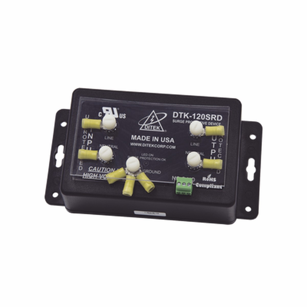 Protector 120 VCA Serie / 20 A / Contacto Seco / EMI/RFI / Paneles de Incendio y Equipo Crtico