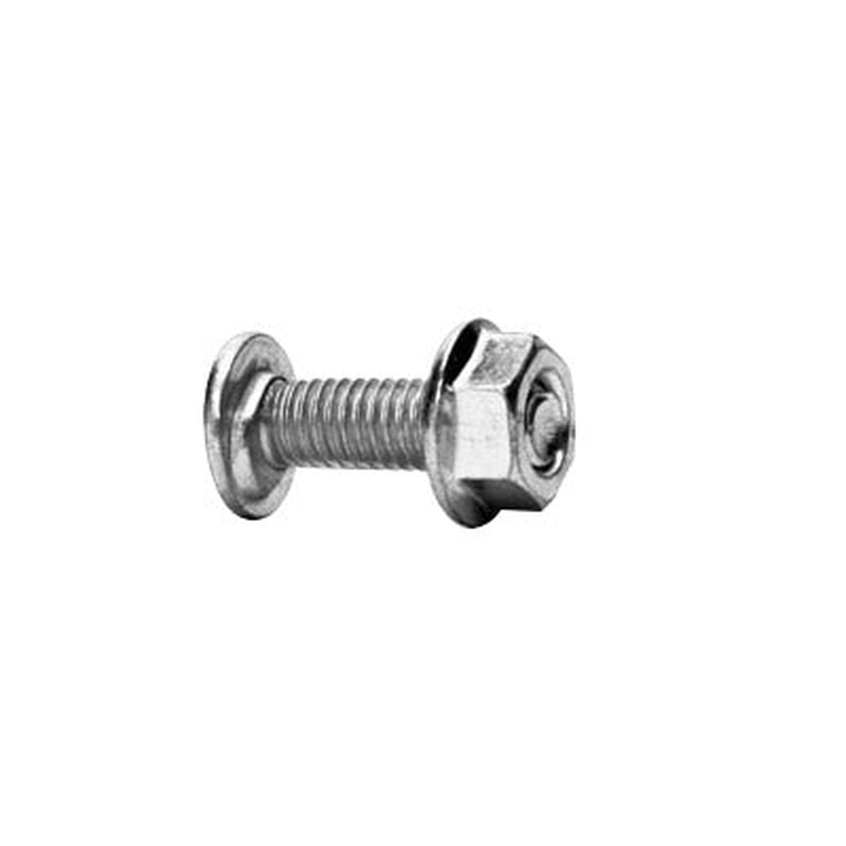Tornillo + Tuerca Milimtrico, con Acabado Electro Zinc