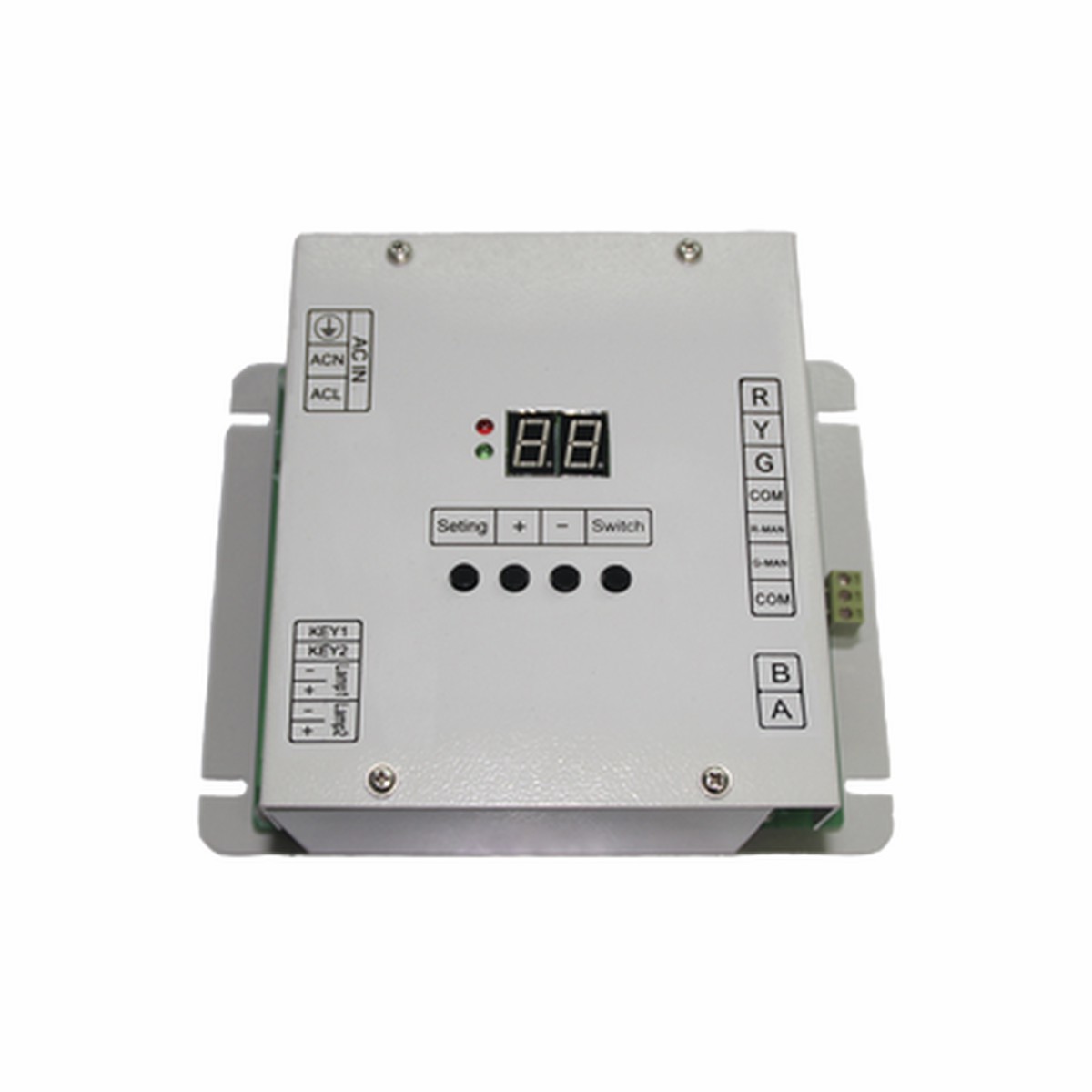Controlador D / Trfico P / Cruce Peatonal / 5 Salidas / Con Gabinete.