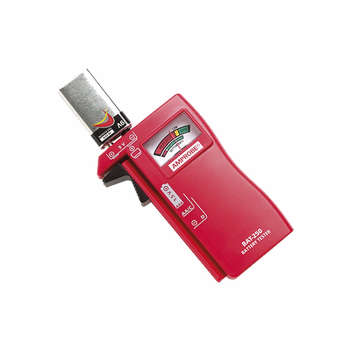 Probador de Bateras 9 Vcc / 1.5 Vcc [AA-AAA-C-D]