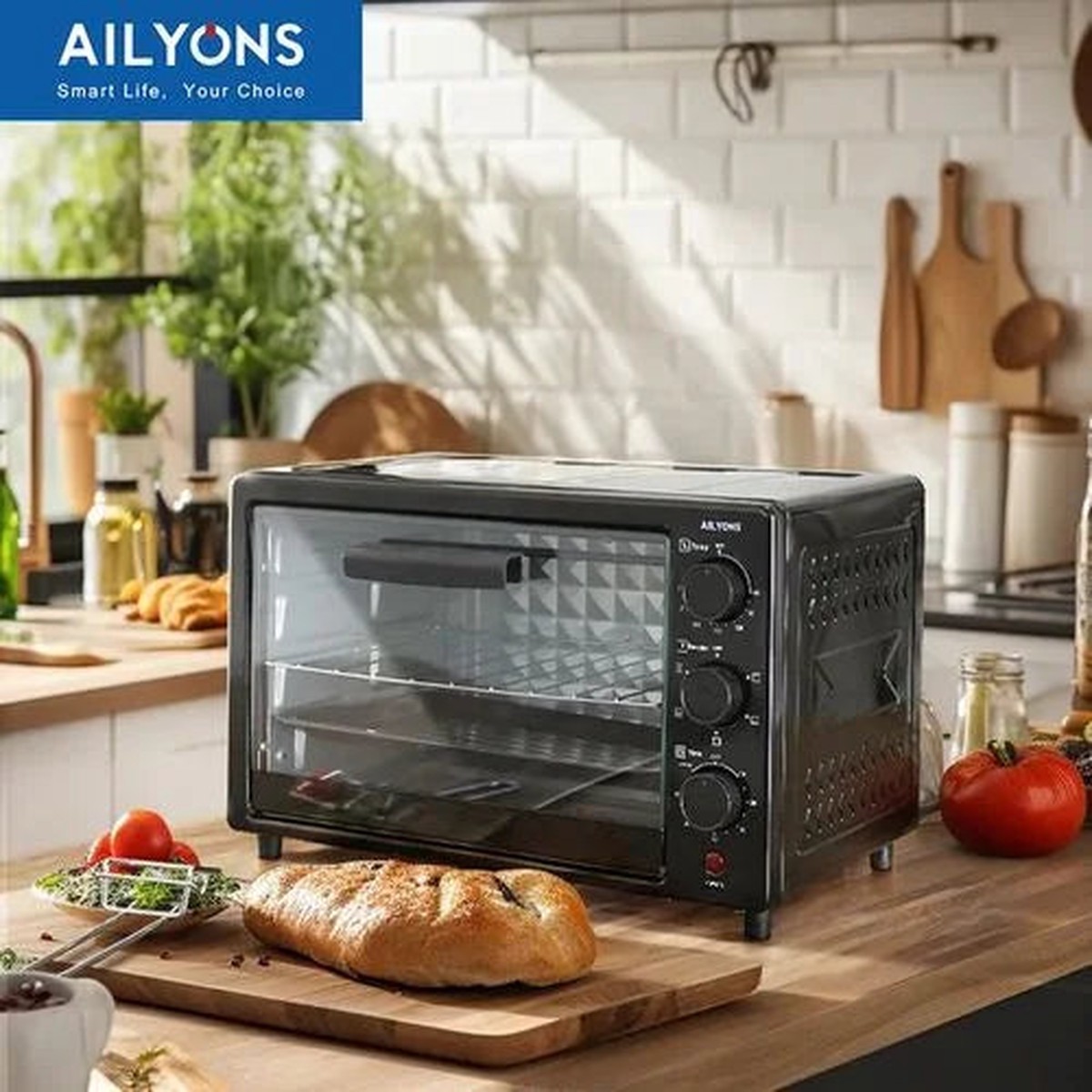 AILYONS EO-8018 20L Electric Oven  Compact, Durable & Energy-Efficient