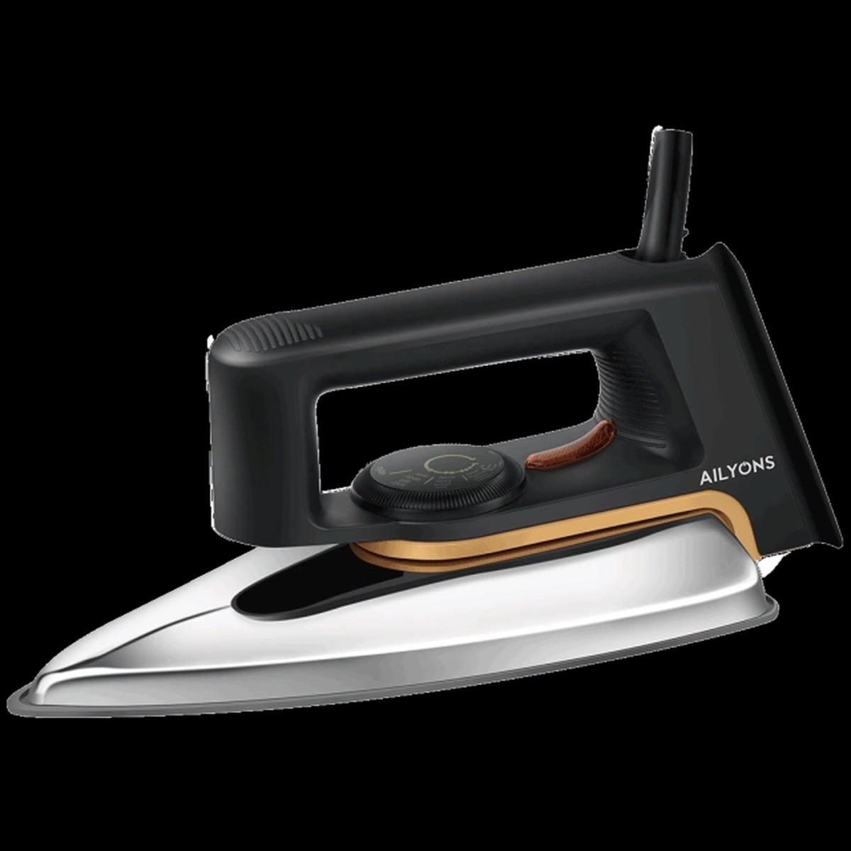 AILYONS HD199A 2200W Electric Iron  Stainless Steel Soleplate, Adjustable Temperature, Steam & Dry Ironing for Home & Office Use